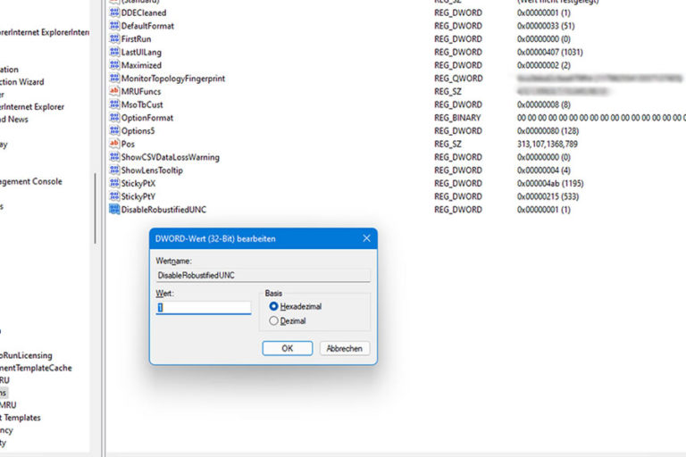 Excel REG