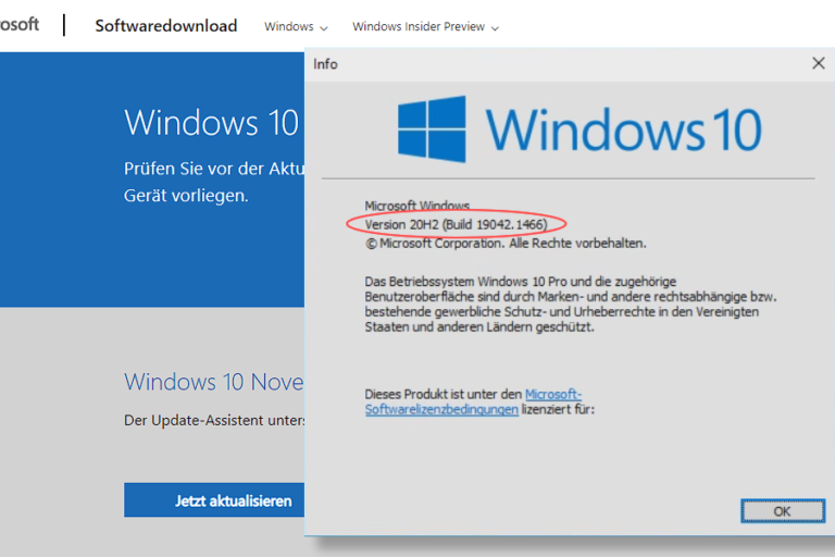 Supportende für Windows 10