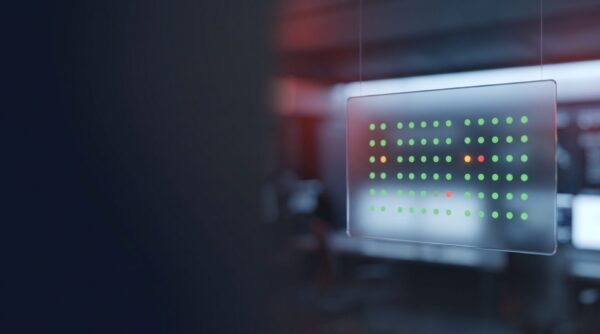 Mailsecurity24 Projekt: Statusübersicht mit grünen, gelben und roten Ampelpunkten