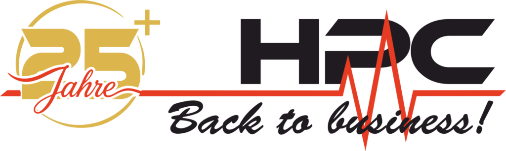 Logo von Highlight PC mit dem Zusatz 25 Jahre Back to business